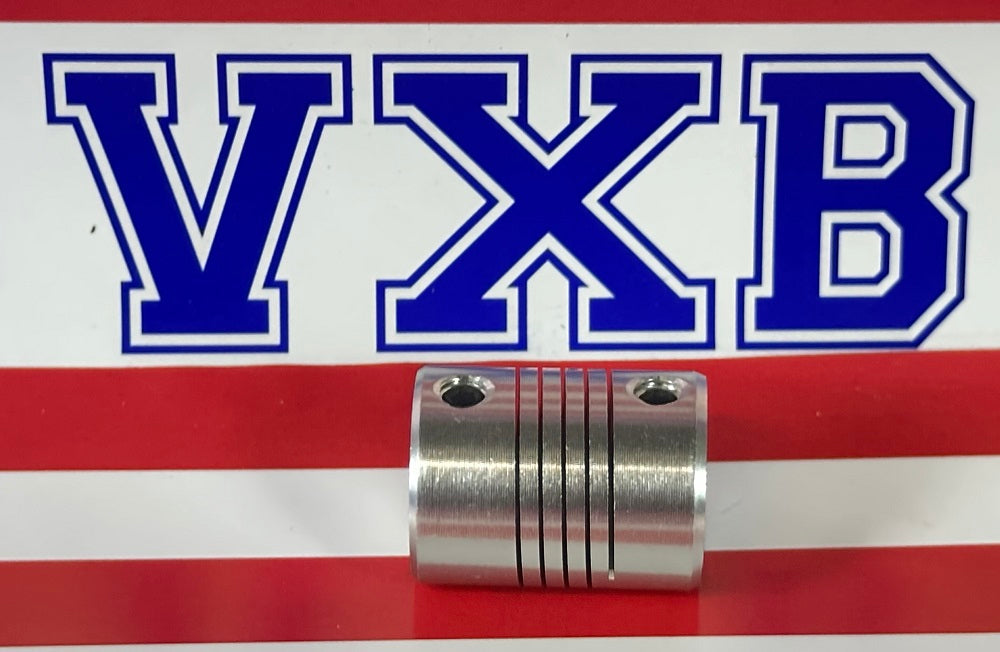 Flexible Parallel Aluminium Jaw Shaft CNC Coupling D19-L25-5x5mm - fast shipping 🇺🇸