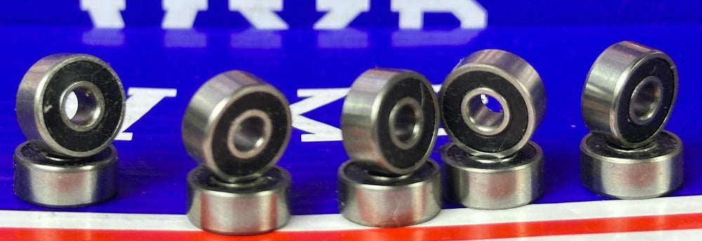 10-Pack Sealed Bearing R2-2RS 1/8" x 3/8x5/32 inch Miniature - fast shipping 🇺🇸