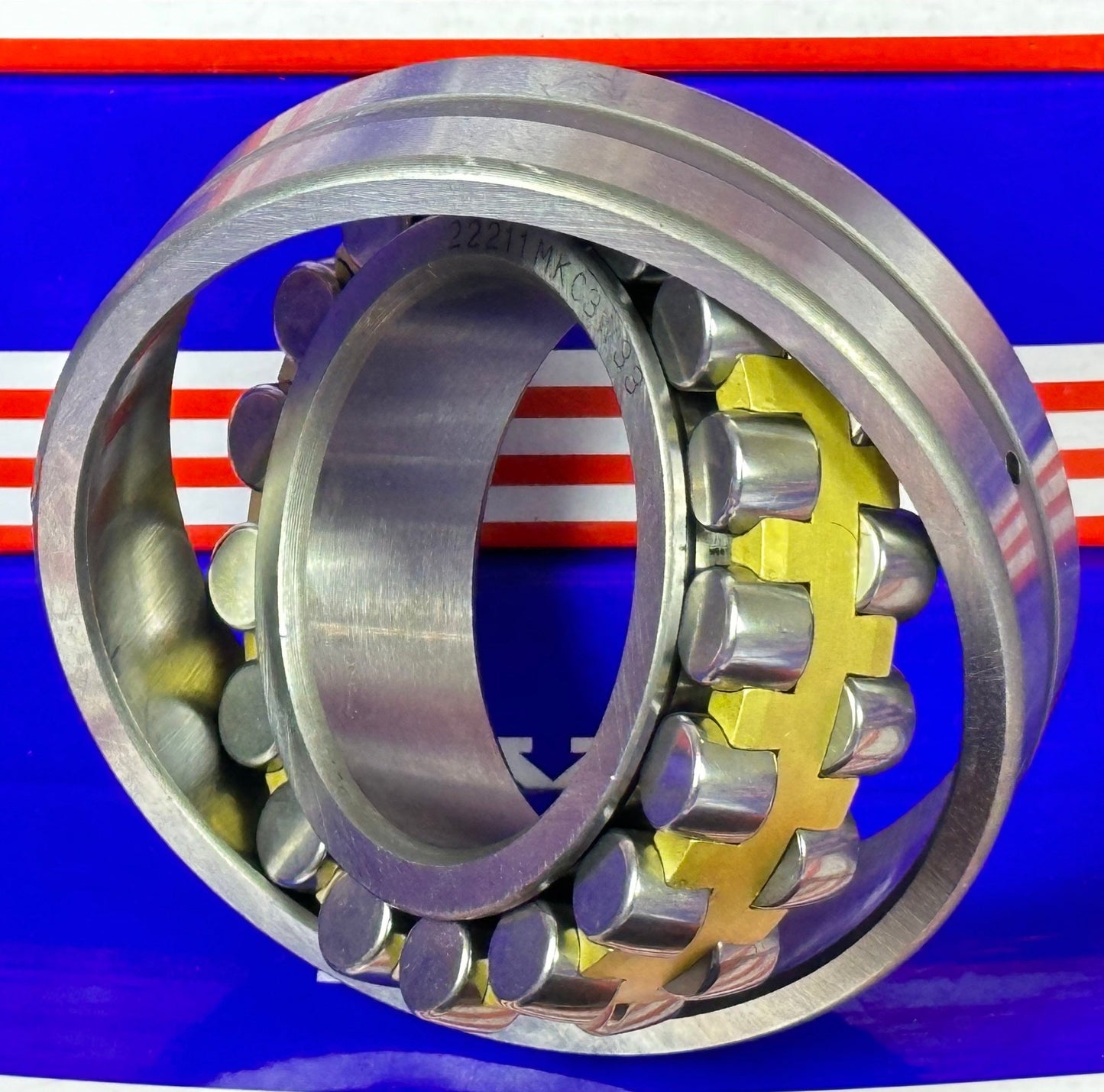 22211MKC3W33 Spherical Roller Bearing 55x100x25 - Tapered Bore - fast shipping 🇺🇸