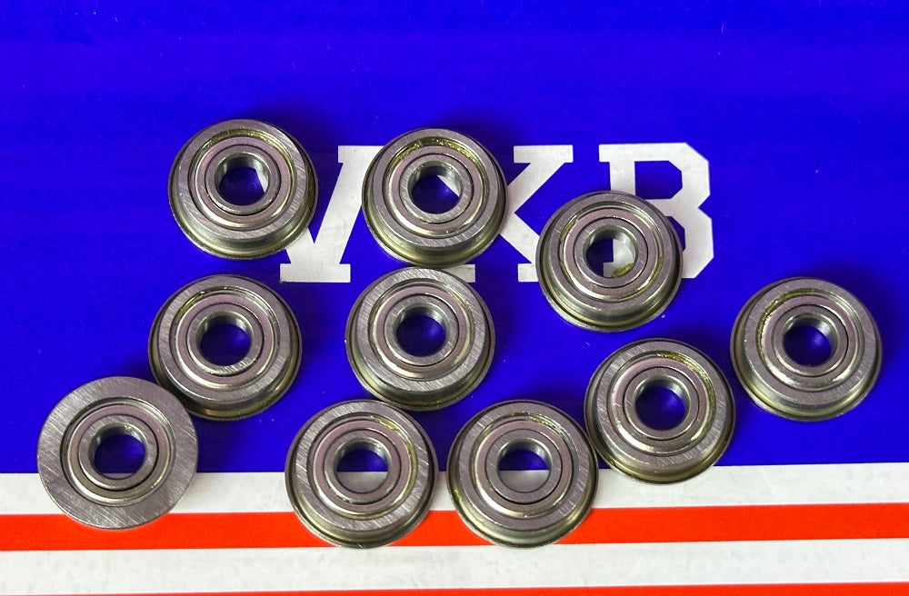 10-Pack Flanged Shielded Bearings F695ZZ 5x13x4 Miniature - fast shipping 🇺🇸
