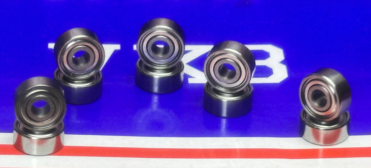 10-Pack Bearings R2ZZ 1/8" x 3/8x5/32 inch 1/8 Inch Bearings - fast shipping 🇺🇸