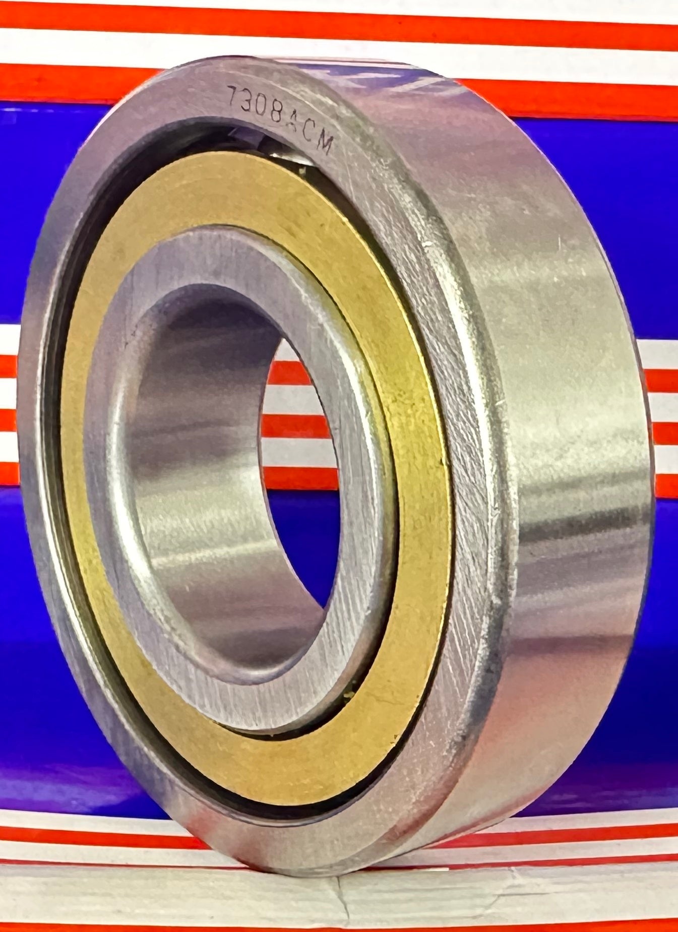 7308ACM Angular Contact bearing Bronze Cage 40x90x23mm - fast shipping 🇺🇸