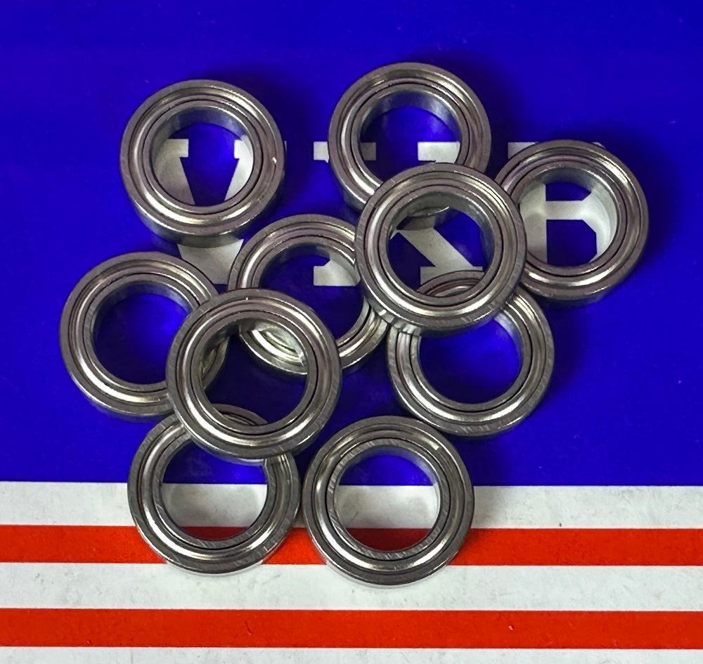 10-Pack Shielded Ceramic Bearing R1038ZZ 3/8x5/8x5/32 inch Bearing - fast shipping 🇺🇸