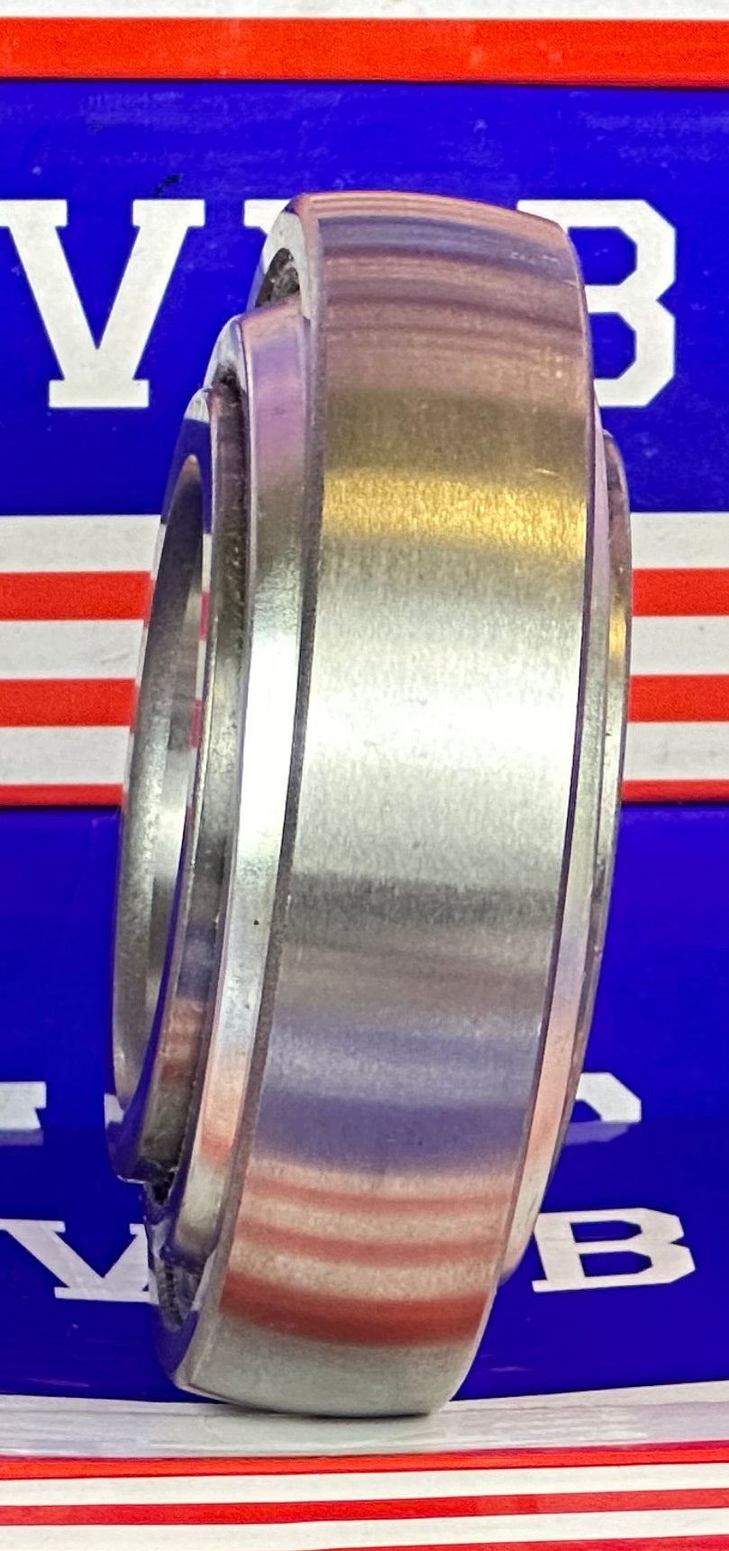 208KRR2 Round Bore Agricultural Bearing 40x80x18mm Extended Inner Ring 27mm - fast shipping 🇺🇸