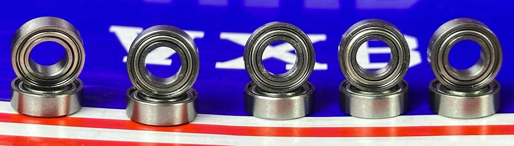 10-Pack Bearings R166ZZ 3/16x3/8x1/8 inch 3/16 Inch Bearings - fast shipping 🇺🇸