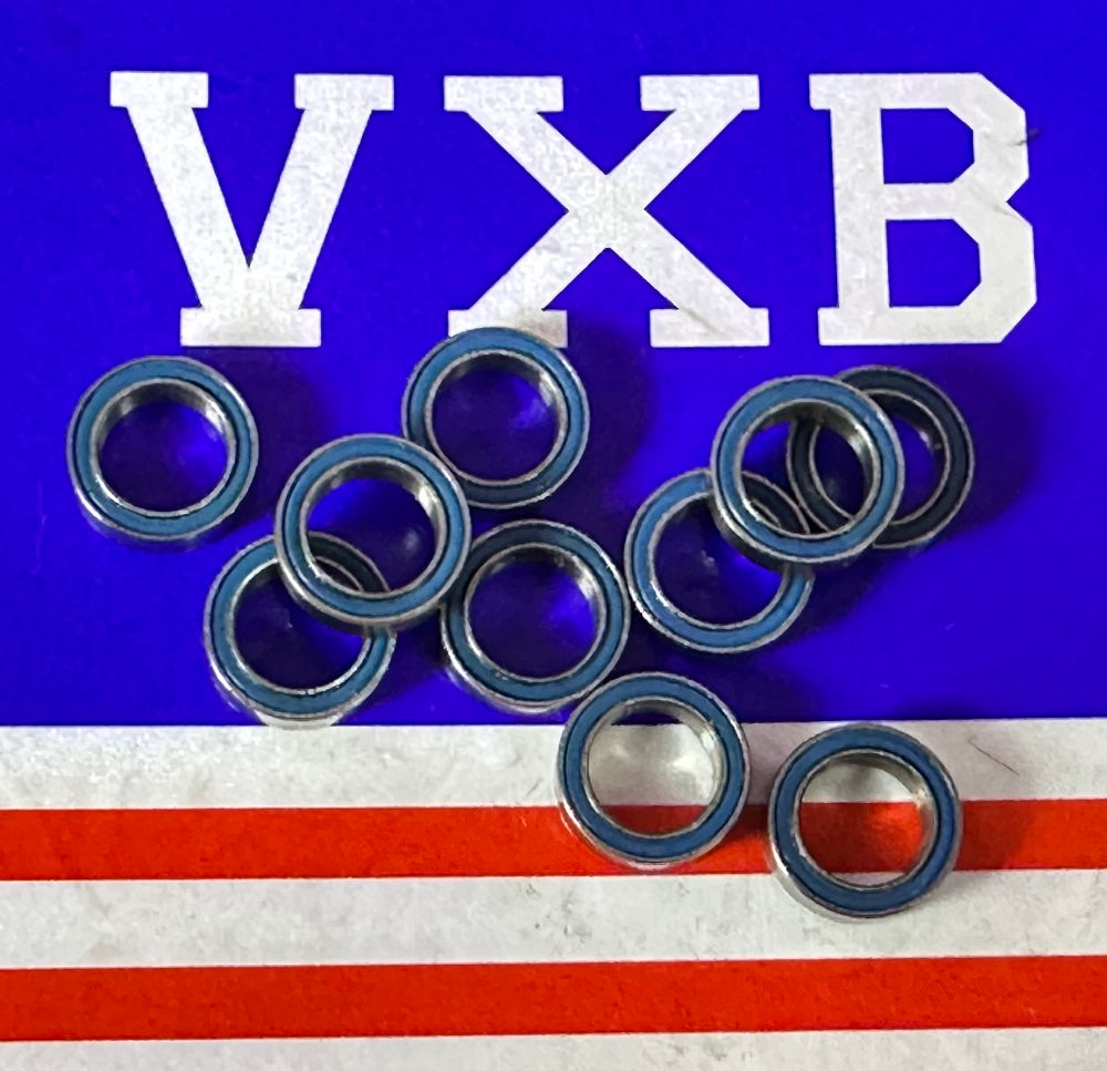 10-Pack Sealed Bearings R168-2RS 1/4x3/8x1/8 inch Miniature - fast shipping 🇺🇸