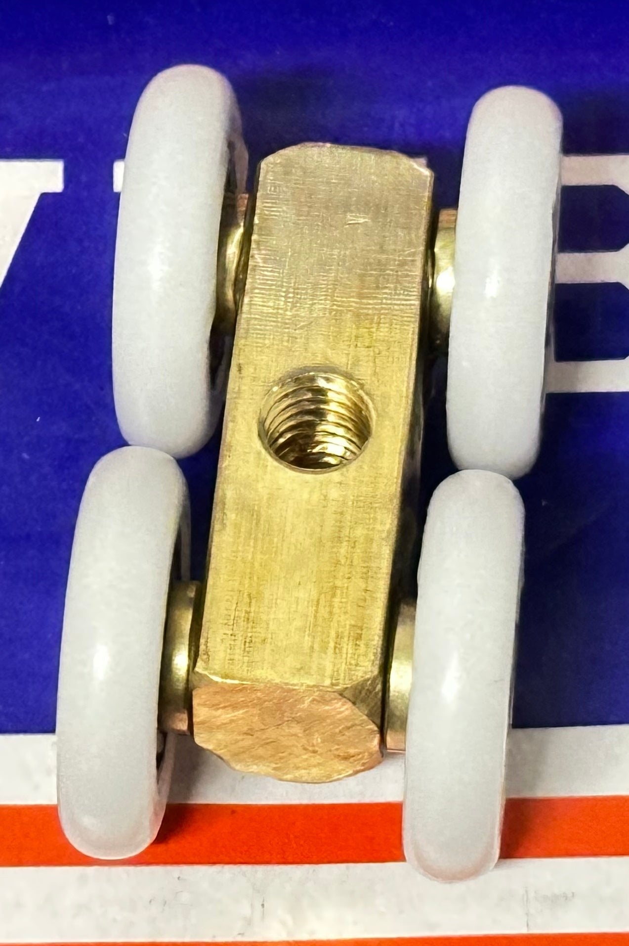 Tapped M6 Threaded Hole 4 Wheels 21mm OD Sliding Door Rollers - fast shipping 🇺🇸