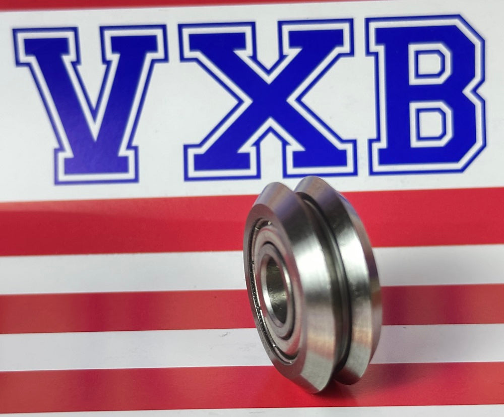 Stainless Steel RM2ZZ 3/8" V-Groove Guide Bearing SSW2-ZZ SSRM2ZZ - fast shipping 🇺🇸