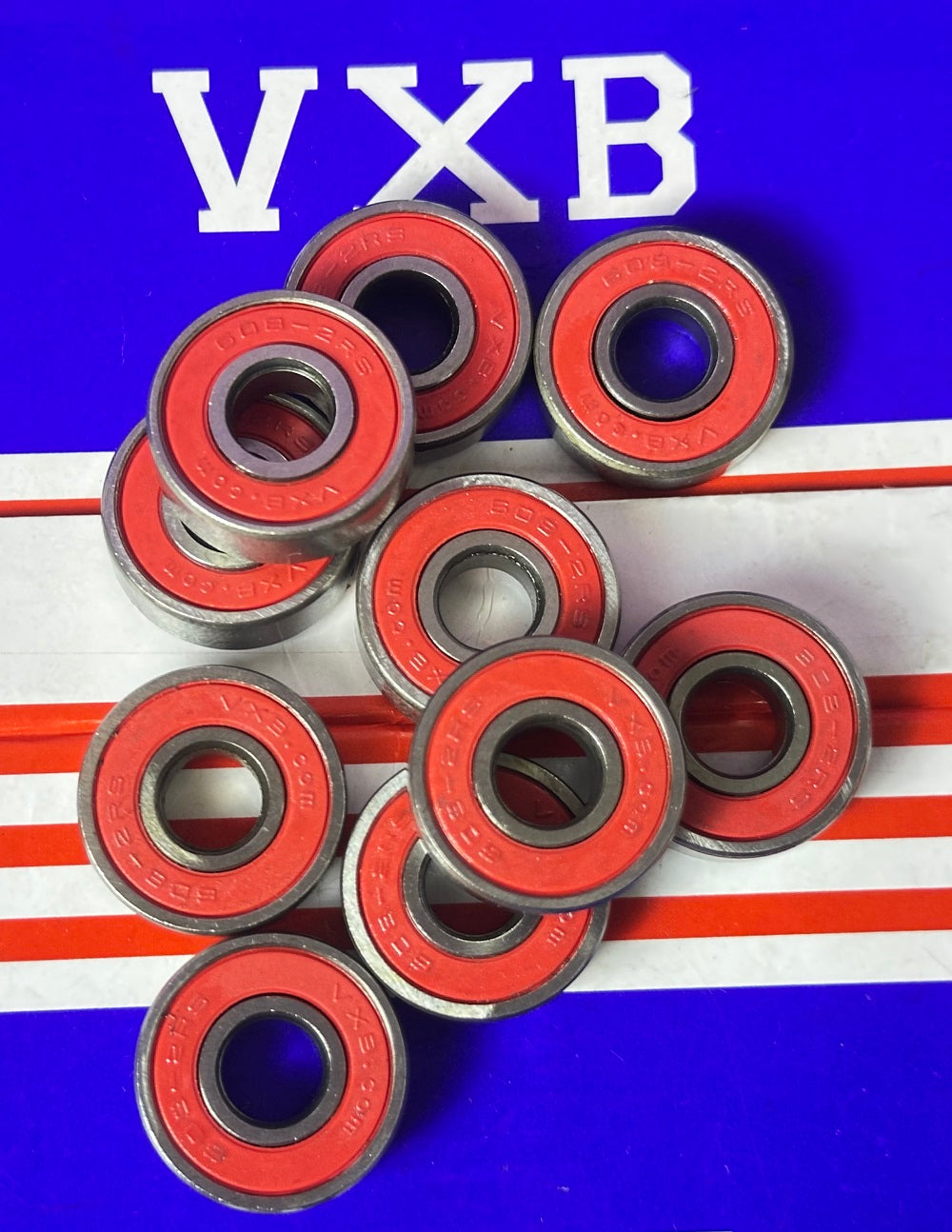 10-Pack Skateboard Bearing 608-2RS Sealed 8x22x7 Miniature - fast shipping 🇺🇸