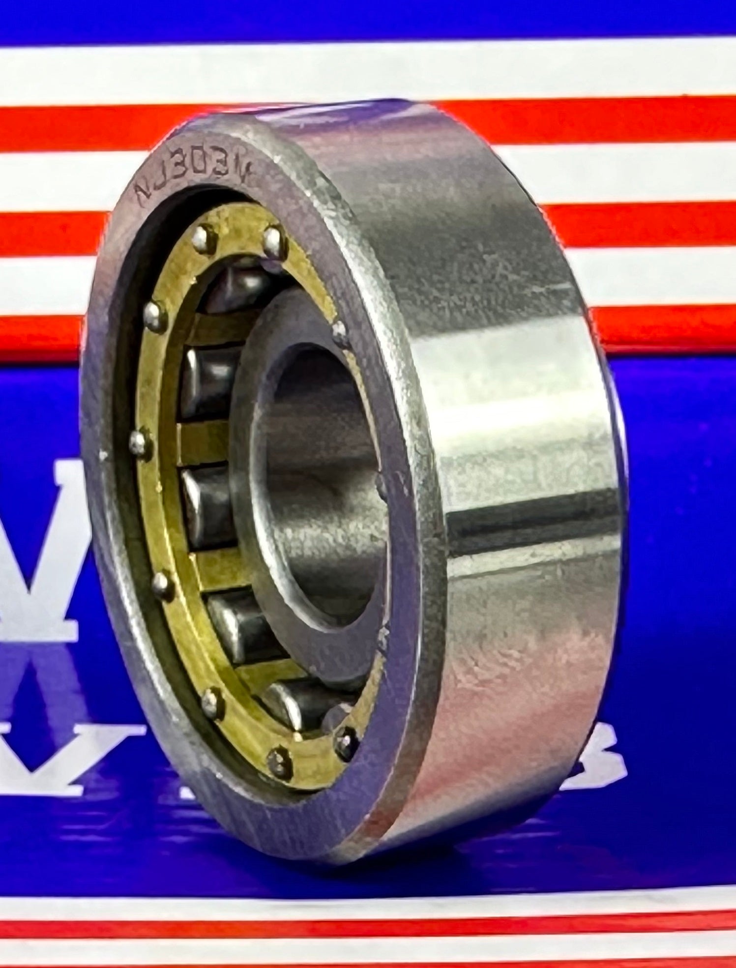 NJ303M Cylindrical Roller Bearing 17x47x14 Cylindrical Bearing - fast shipping 🇺🇸