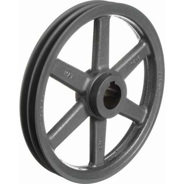 2BK105 1" Bore Sheave Pulley - 10.25" OD , Hex set screws 2 Grooves for V-belts size 5L, 2BK105-1" - fast shipping 🇺🇸