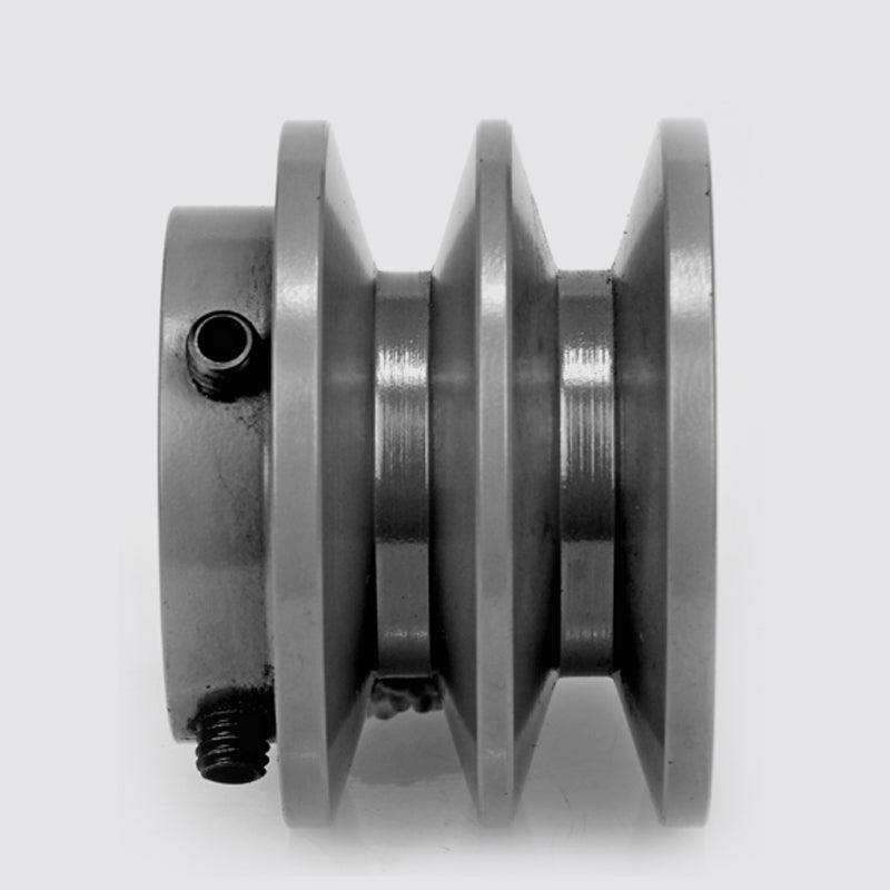 2BK23 3/4" Bore Solid Sheave Pulley - 2.3" OD , Hex set screws for V-belts size 4L, 5L - fast shipping 🇺🇸