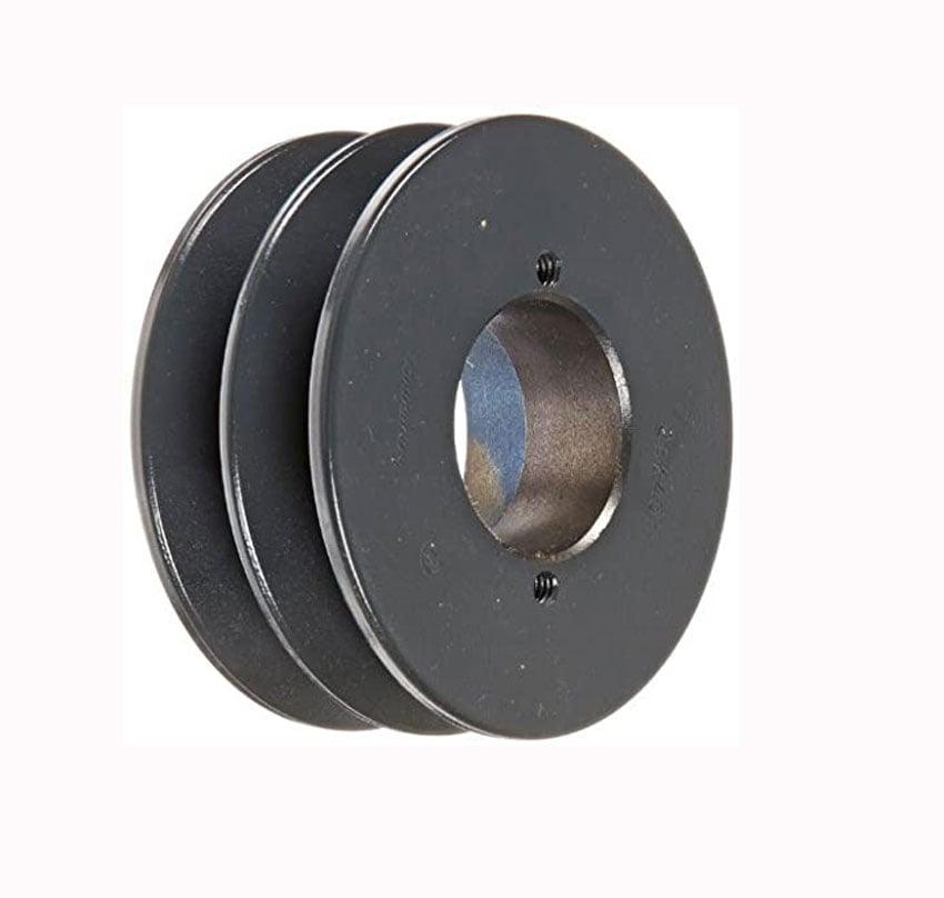 2BK40H Cast Iron Bushed Sheave Pulley for Dual Belt V-belt size 5L, B OD : 4" Double Grooves Pulley 2BK40H - fast shipping 🇺🇸