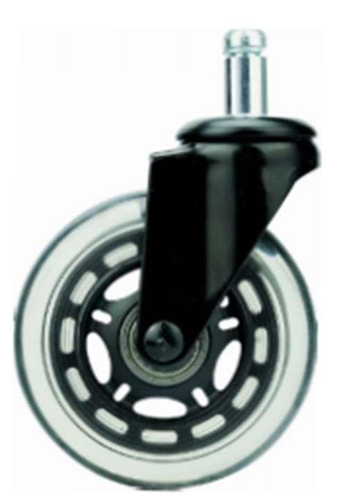 3" Caster Wheel 99 Lbs - PU Stem - fast shipping 🇺🇸