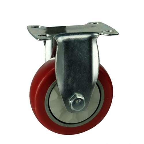 3" Caster Wheel Rigid PVC - Top Plate Mount - fast shipping 🇺🇸