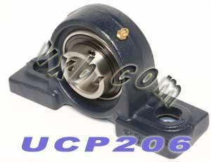 30mm Bearing UCP206 + Pillow Block Cast Housing Mounted Bearing - fast shipping 🇺🇸