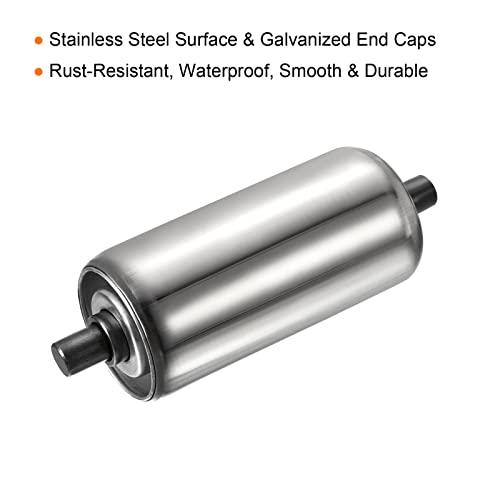 Gravity Conveyor Roller - 2" Diameter x 4" Length - Stainless Steel - fast shipping 🇺🇸