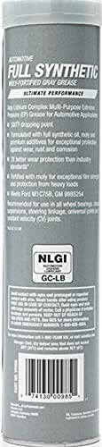 Moly-Fortified Full Synthetic Grease - 14.1 OZ Cartridge -40°F to 400°F - fast shipping 🇺🇸