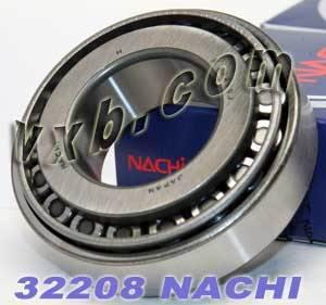 32208 Nachi Tapered Roller Bearing Japan 40x80x23mm - fast shipping 🇺🇸