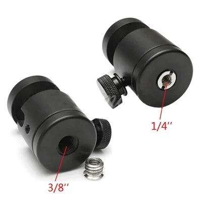 360 Swivel Camera Tripod 1/4" Ball head Stand Holder - fast shipping 🇺🇸
