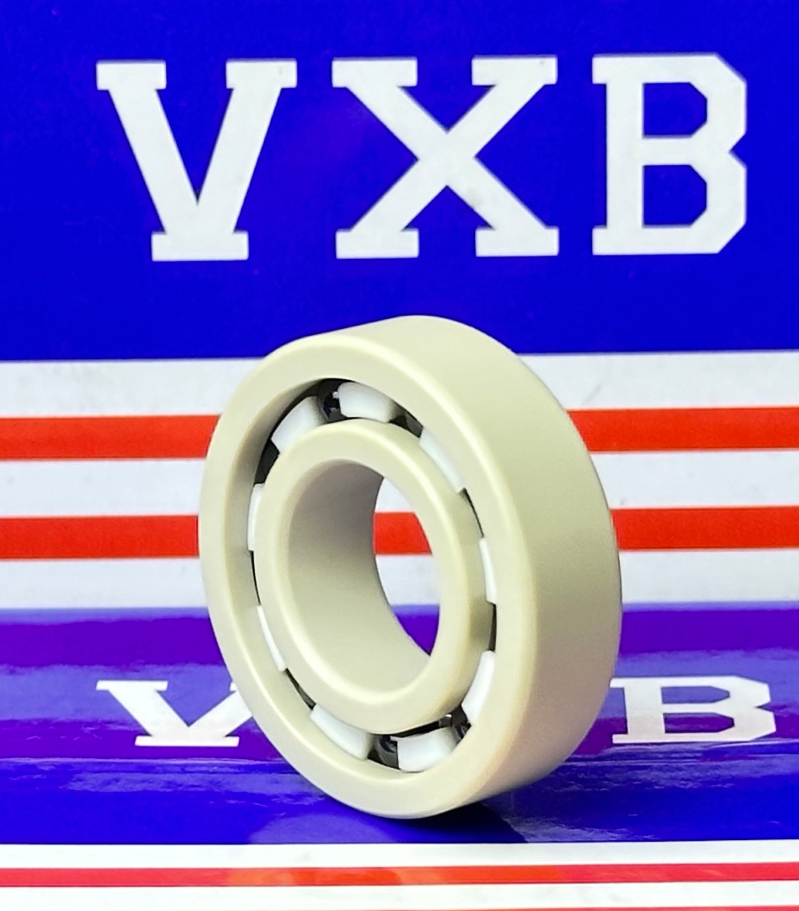 6002 PEEK Ball Bearing - Si₃N₄ Ceramic Balls - PTFE Cage - 15x32x9mm - fast shipping 🇺🇸