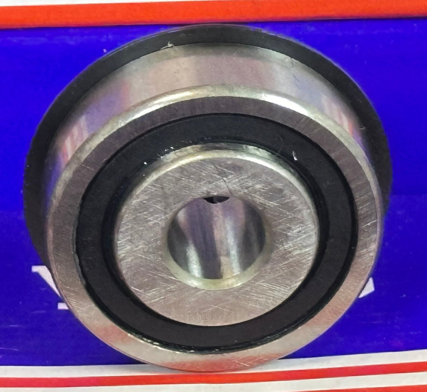 7608DLG-2RS Ball Bearing 1/2" Bore: 1-3/4" x OD - Snap Ring - Extended inner Ring - fast shipping 🇺🇸