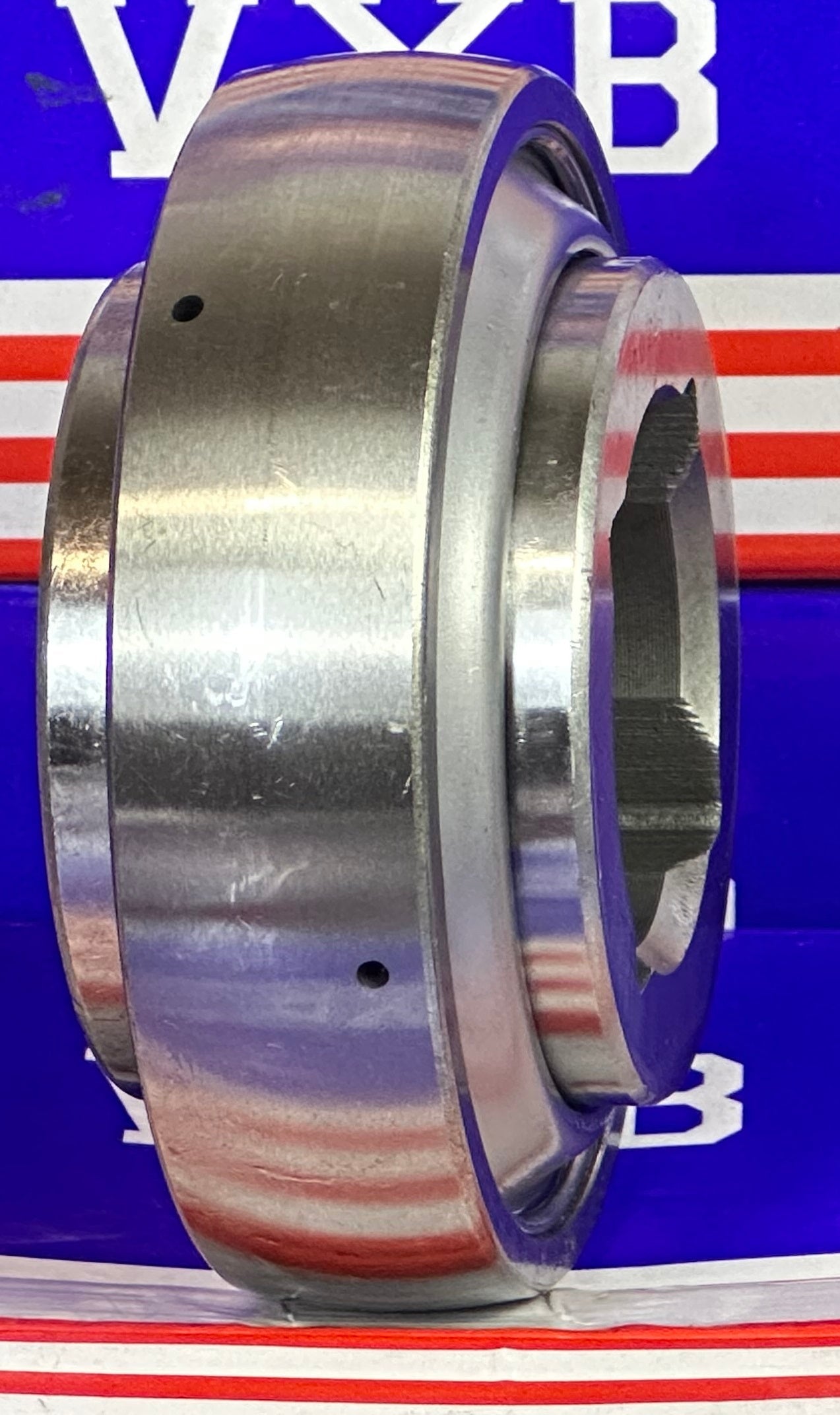 GW209PPB8 Agricultural Heavy Duty Bearing, 1-1/4" Square Bore Disc Bearing Greasable - fast shipping 🇺🇸
