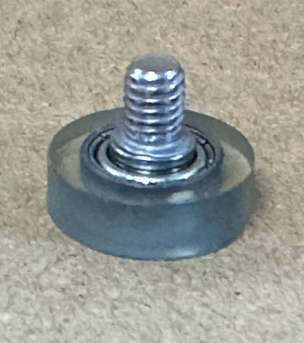 PU3x12x3ZZ GREEN PU Covered Bearing M3 Stud - fast shipping 🇺🇸
