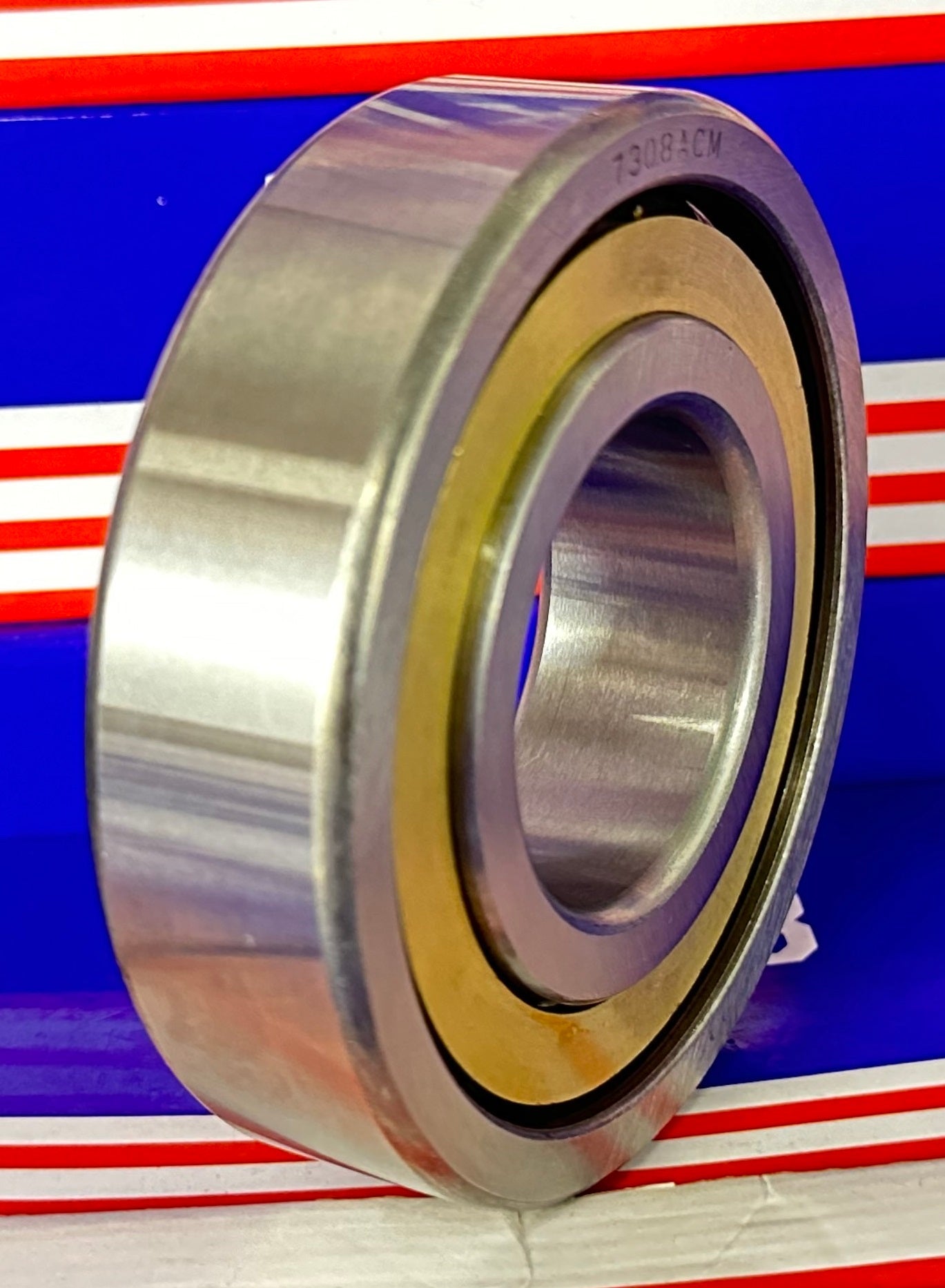 7308ACM Angular Contact bearing Bronze Cage 40x90x23mm - fast shipping 🇺🇸