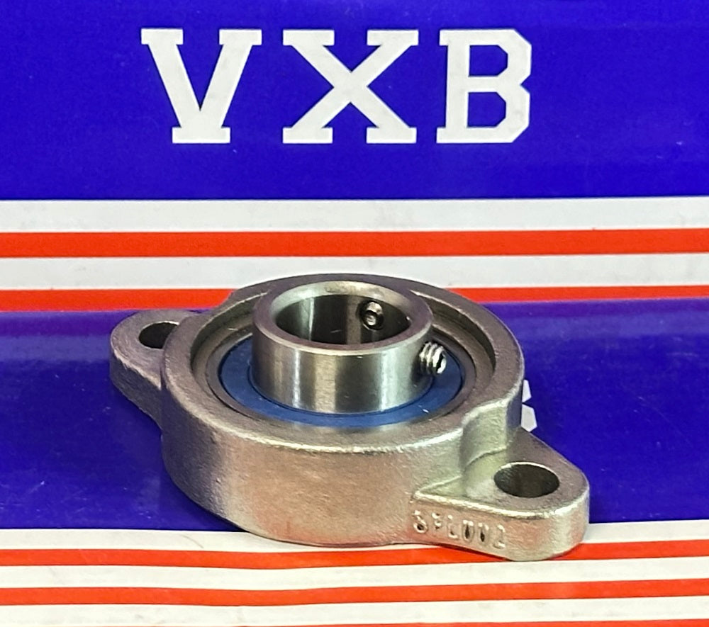15mm Miniature Flanged Block Stainless Steel Mounted Bearing - fast shipping 🇺🇸