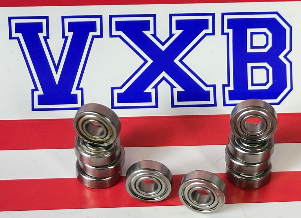 10-Pack S695ZZ 5x13x4 Stainless Steel Shielded ABEC-3 Bearings - fast shipping 🇺🇸