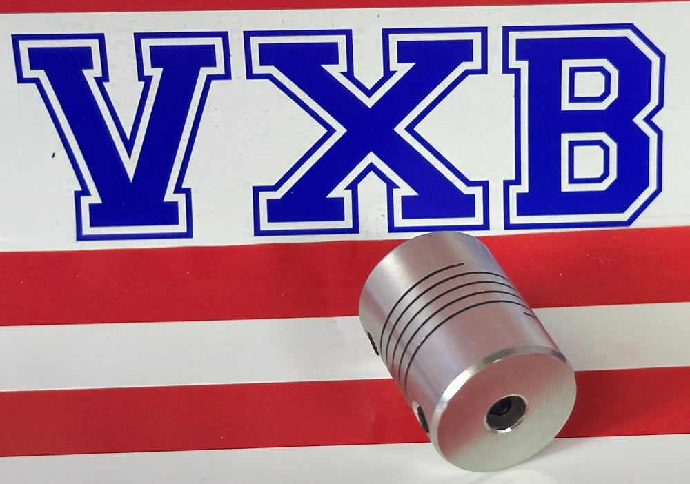 Flexible Parallel Aluminium Jaw Shaft CNC Coupling D19-L25-5x5mm - fast shipping 🇺🇸