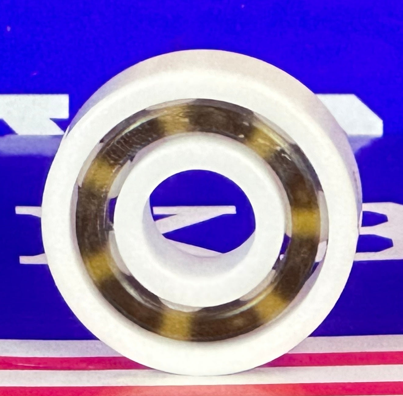 608-ZrO2 Full Ceramic Open Ball Bearing - Nylon Cage ID 8mm OD 22mm Width 7mm - fast shipping 🇺🇸