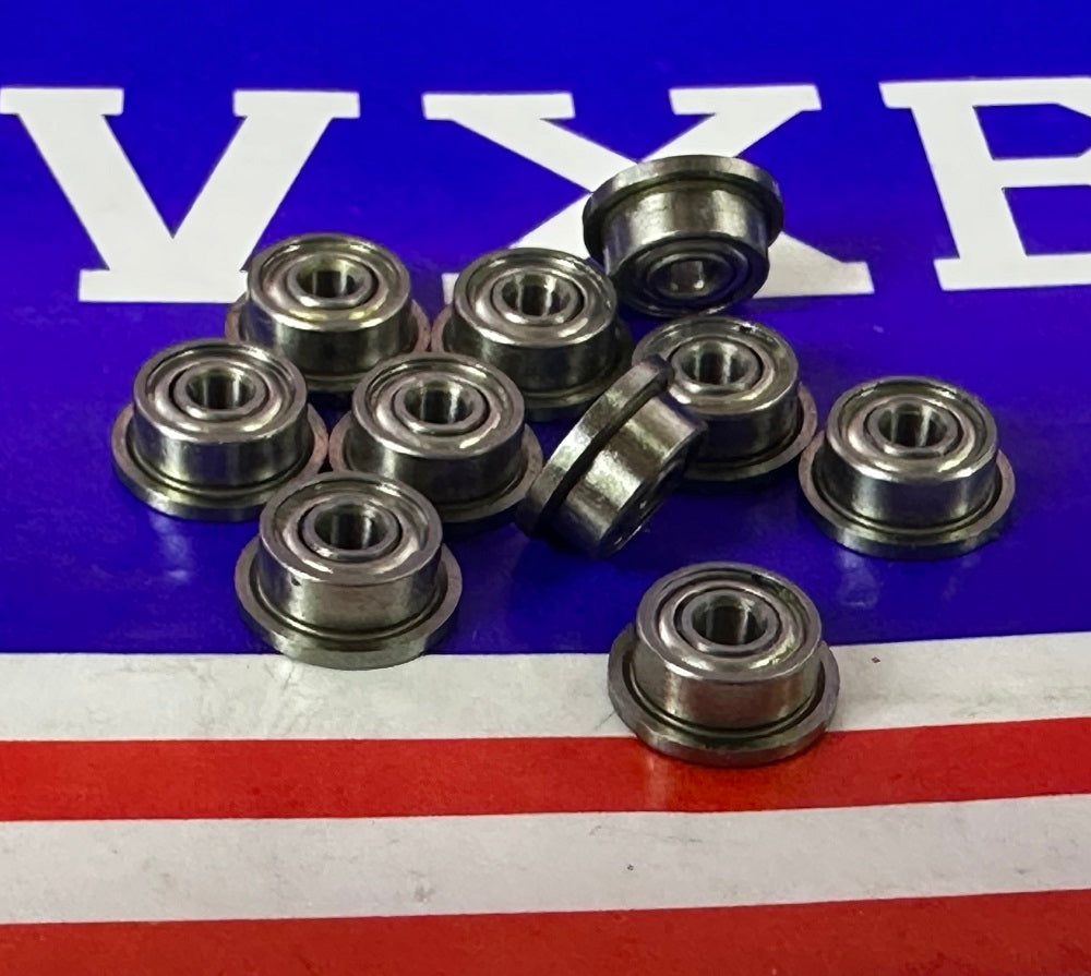 10-Pack Flanged Bearings 2x6mm Double Shielded 2x6x3 Miniature - fast shipping 🇺🇸