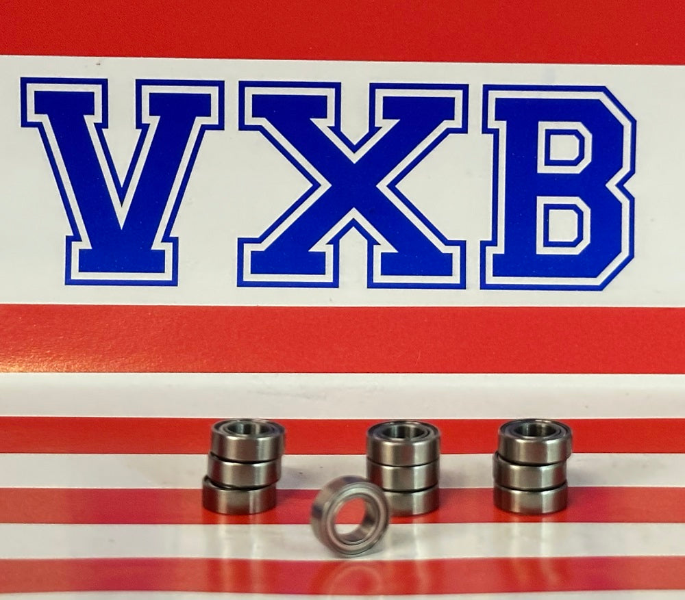 10-Pack 5mm Bore Stainless Steel Shielded Miniature Bearing - fast shipping 🇺🇸