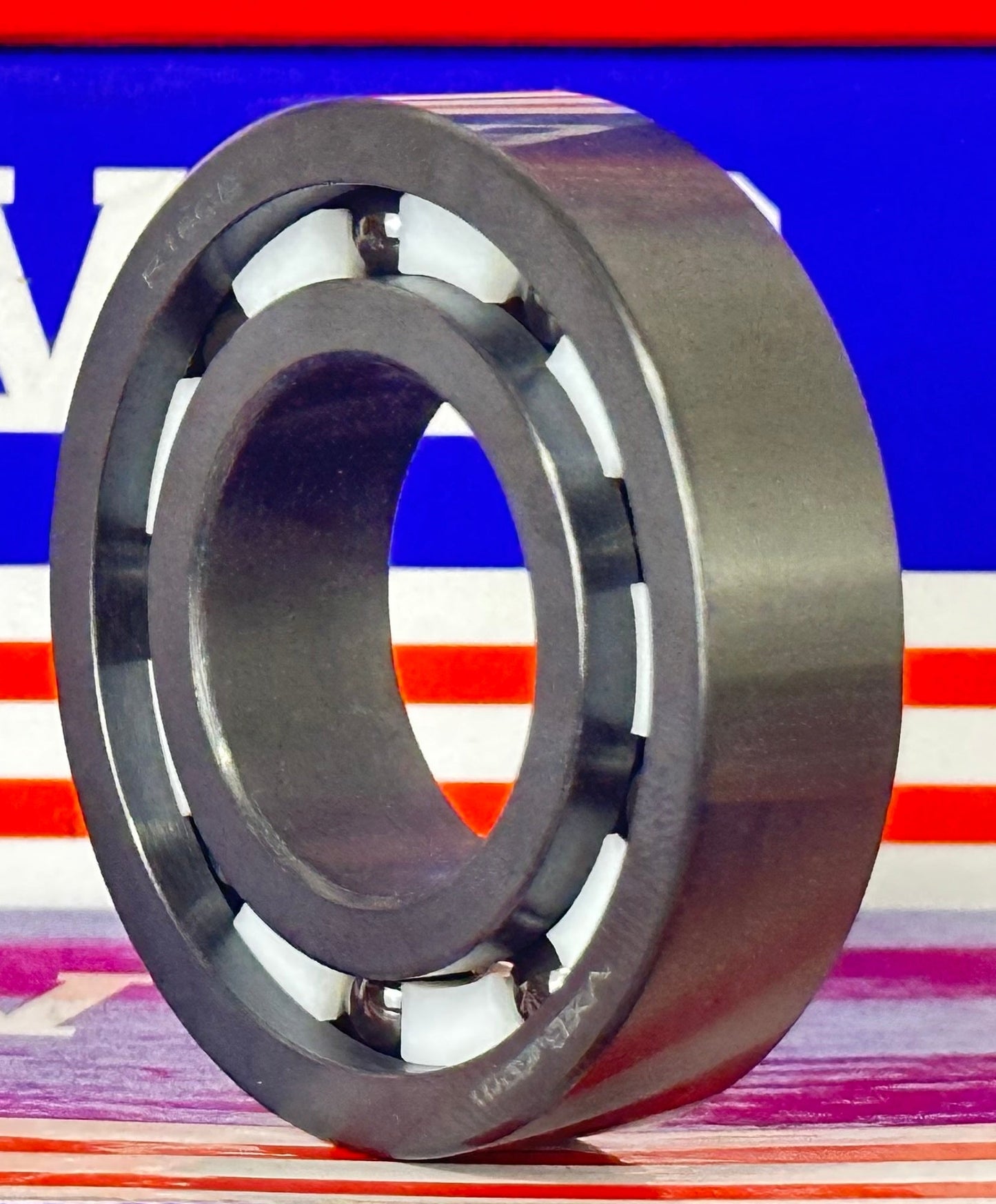 Full Ceramic R16 SI3N4/SI3N4 PTFE Full Ceramic Bearing - 1" ID x 2" OD x 1/2" Width - fast shipping 🇺🇸
