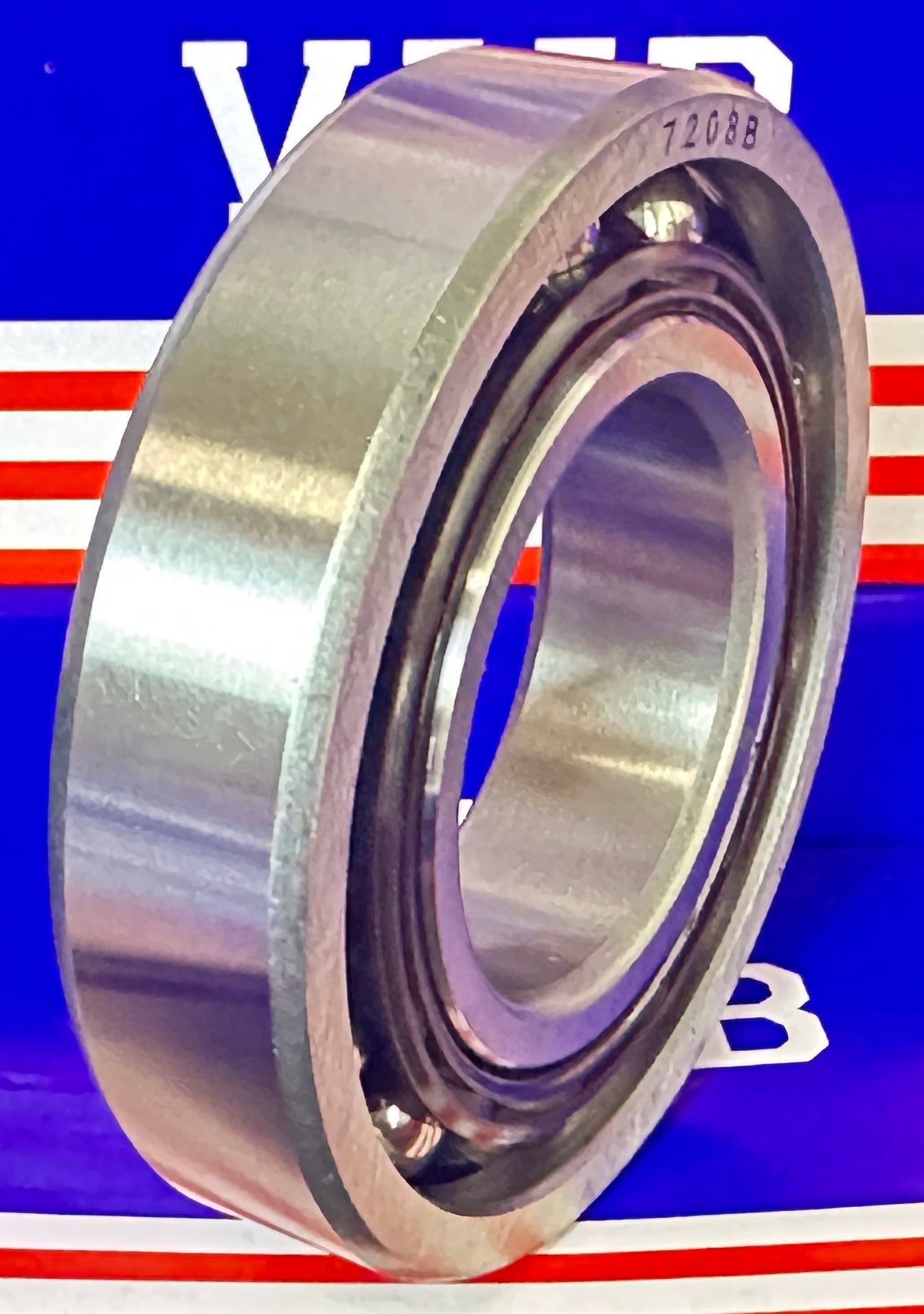 2-Pack Angular Contact Bearings 7208B 40x80x18mm - fast shipping 🇺🇸