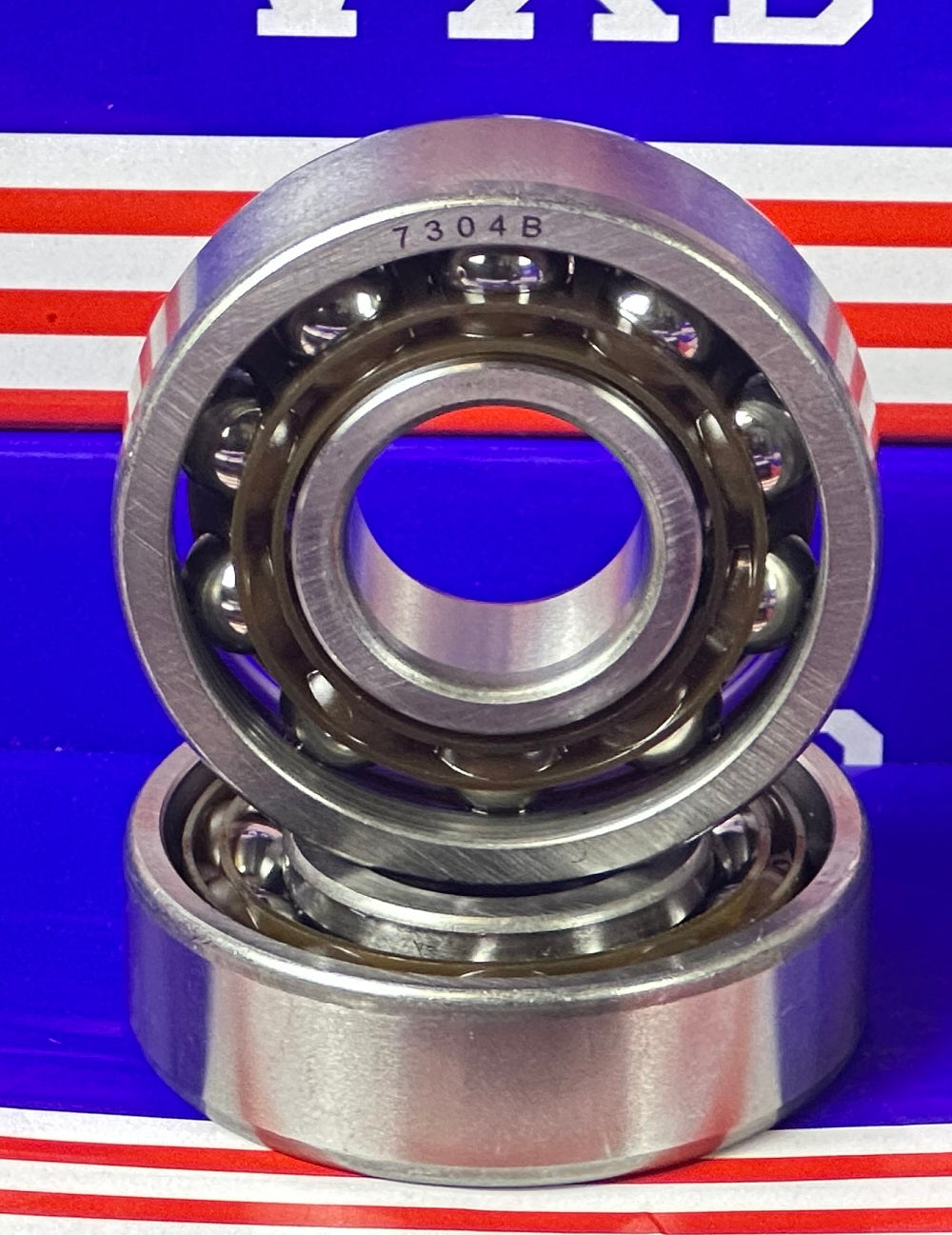 2-Pack Angular Contact Bearings 7304B 20x52x15mm - fast shipping 🇺🇸