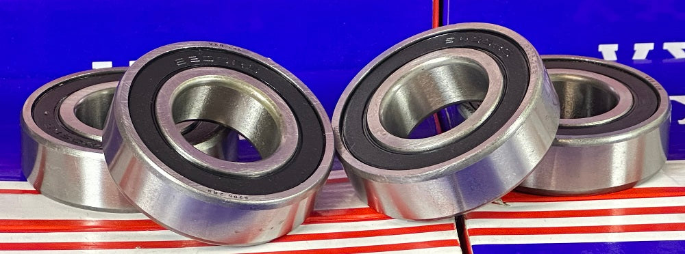 4-Pack 6205-2RS Ball Bearings Dual Sided Rubber Sealed 6205RS - fast shipping 🇺🇸