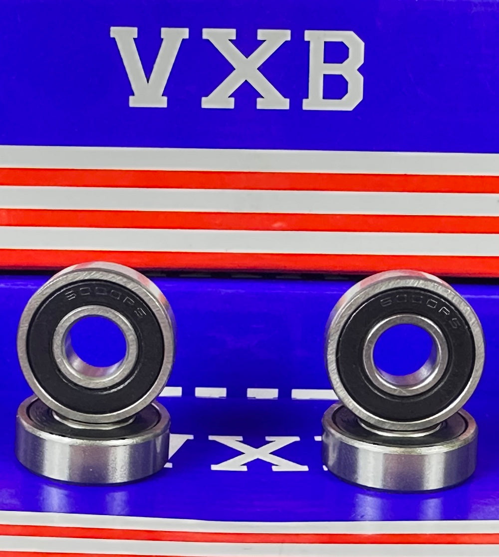 4-Pack 6000-2RS Bearings 10x26x8 Ball Bearings Dual Sided Rubber Sealed - fast shipping 🇺🇸