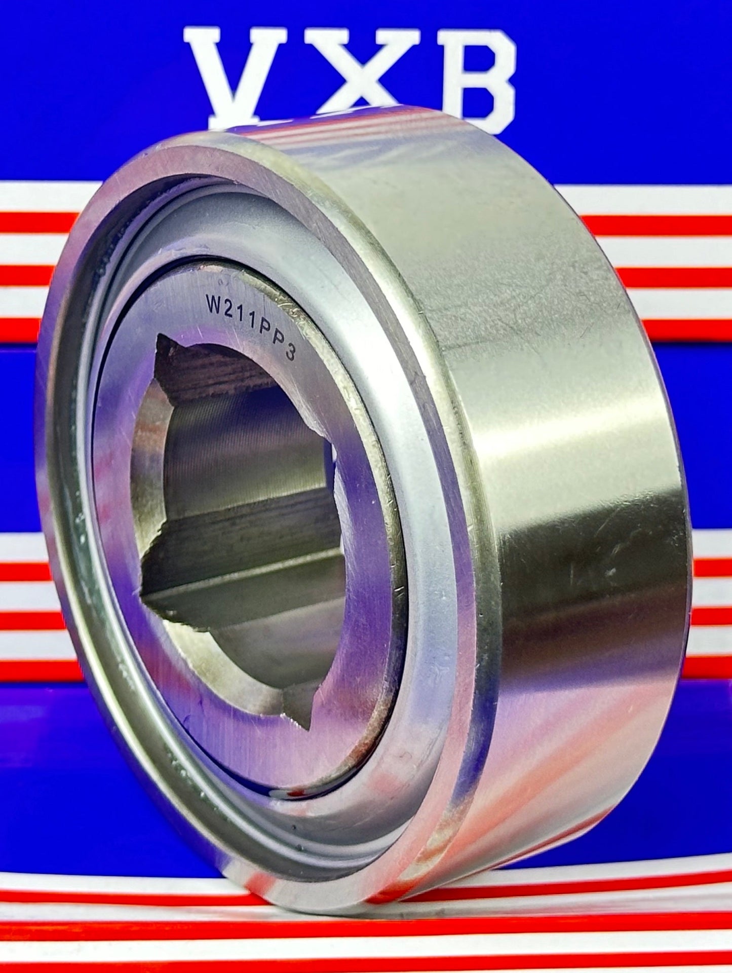W211PP3 Two Triple Lip Seals Square Bore 1-1/2" Bore Bearing - fast shipping 🇺🇸