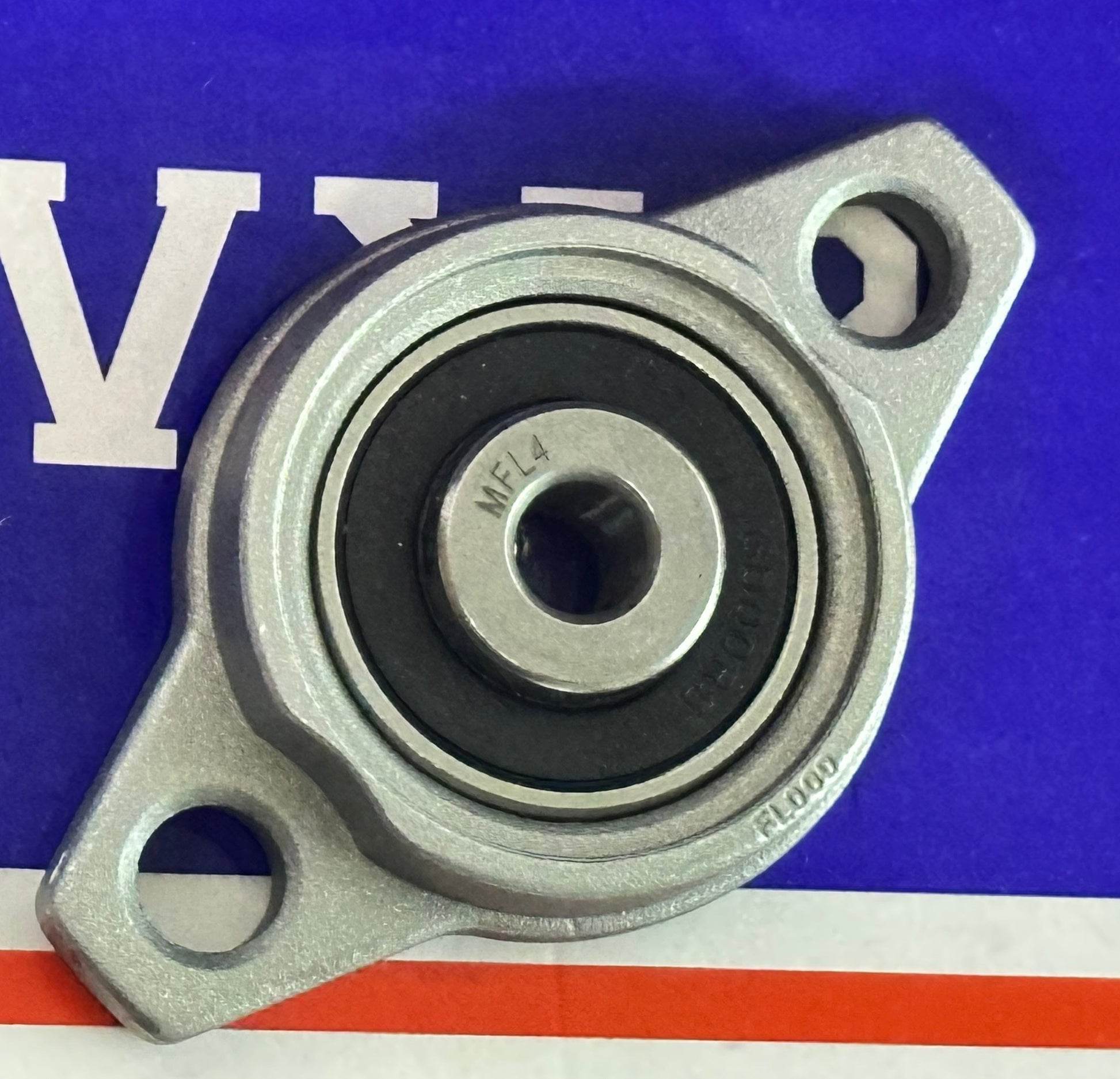 MFL4 Pillow Block Bearing - 1/4" Flanged Miniature Mounted - fast shipping 🇺🇸