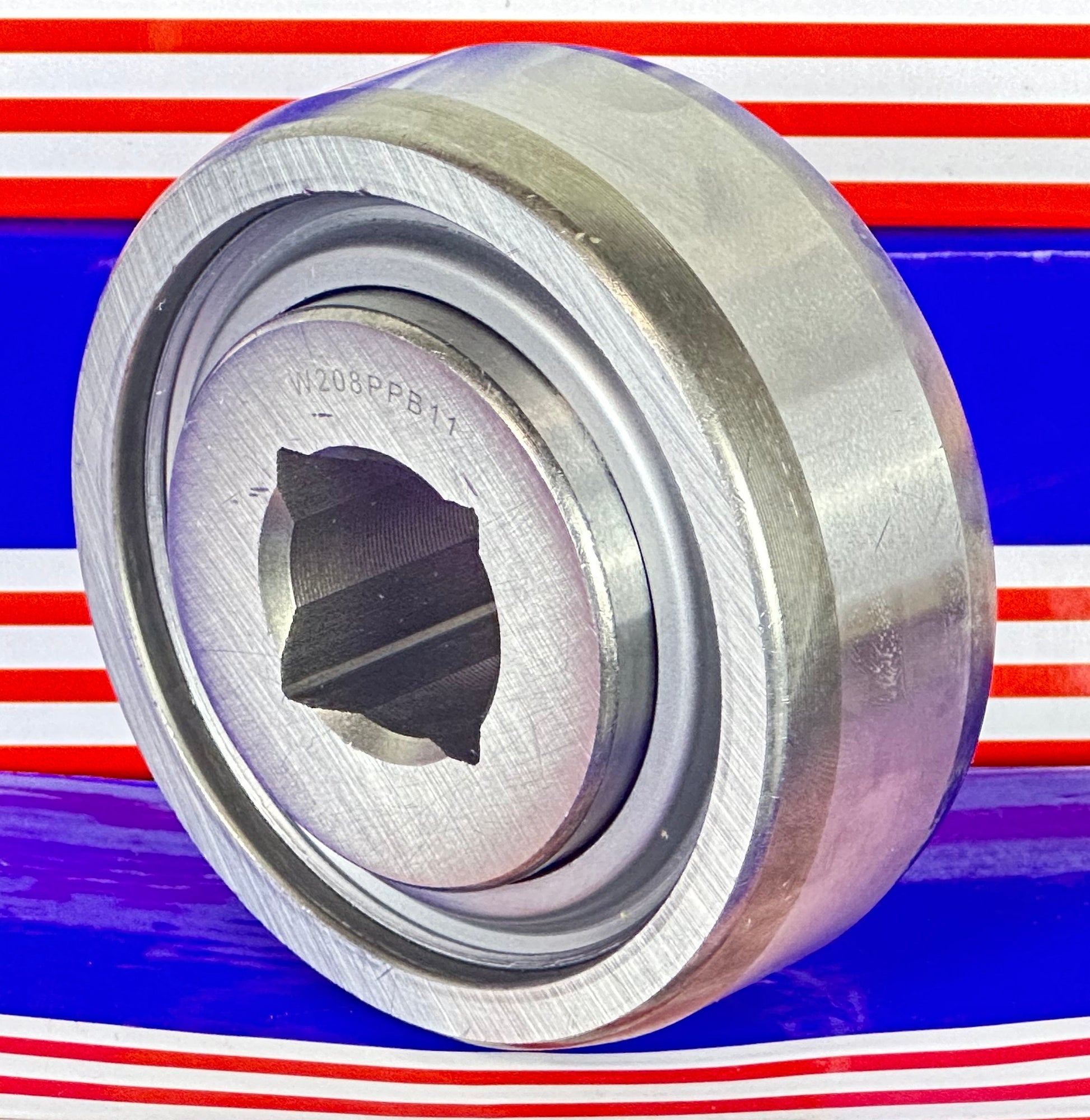 W208PPB11 Relube Square Bore 7/8" Bore Bearing - fast shipping 🇺🇸