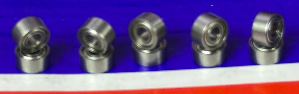 10-Pack Ceramic 2x5x2.5 Stainless Steel Shielded ABEC-5 Bearings - fast shipping 🇺🇸