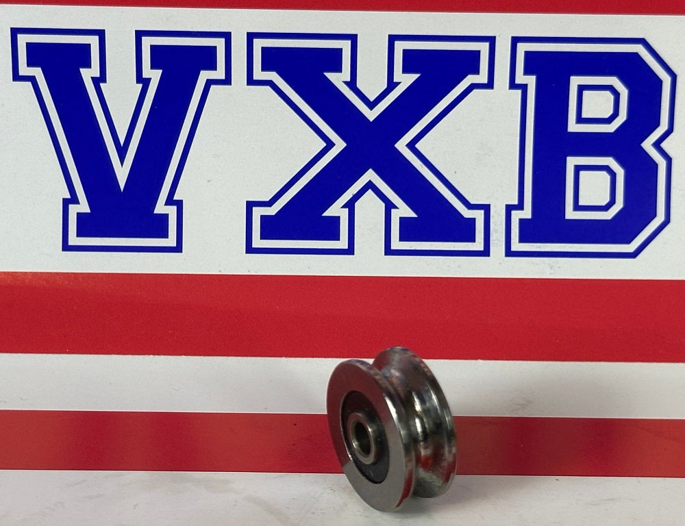 4mm Bore - 18mm Pulley U-Groove Track Roller Bearing 4x18x7mm - fast shipping 🇺🇸