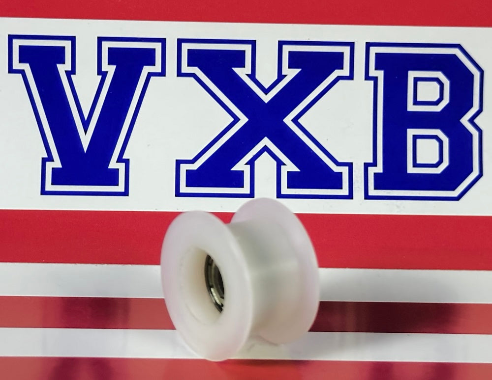 5mm Bore Bearing - 23mm Round Nylon Pulley Squared Groove Track Roller Bearing 5x23x13mm - fast shipping 🇺🇸