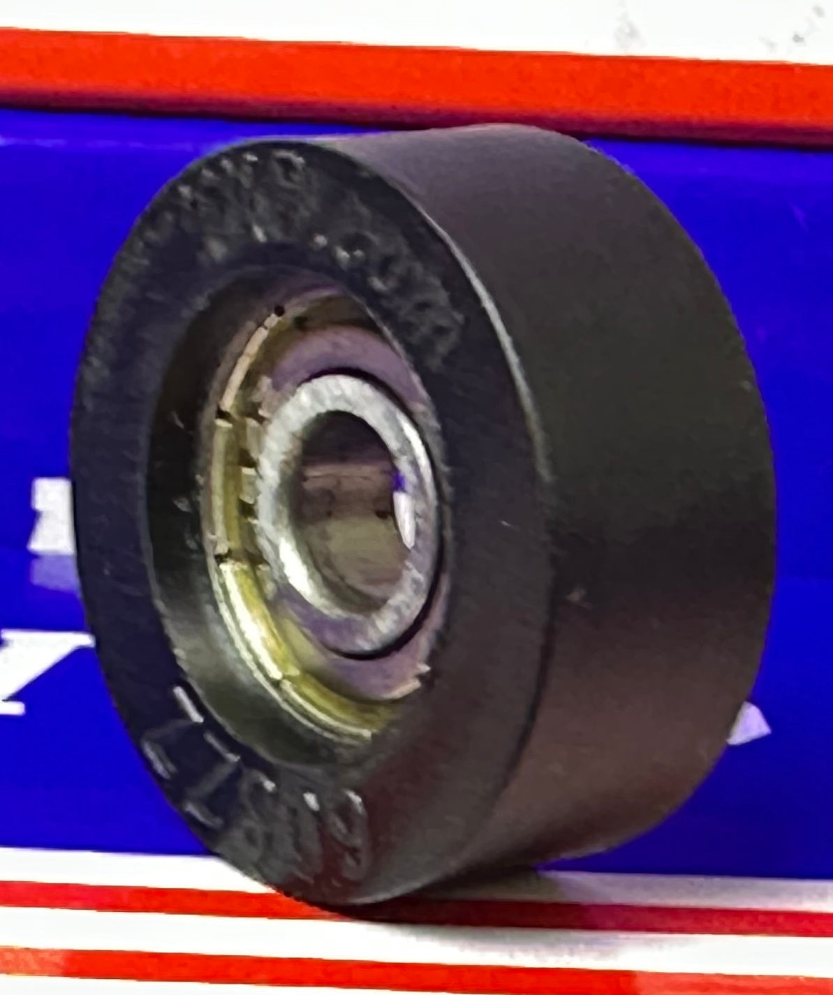 10-Pack 8mm Bore Ball Bearings 8mm x 1-1/4" x 1/2" Black Plastic Tire - fast shipping 🇺🇸