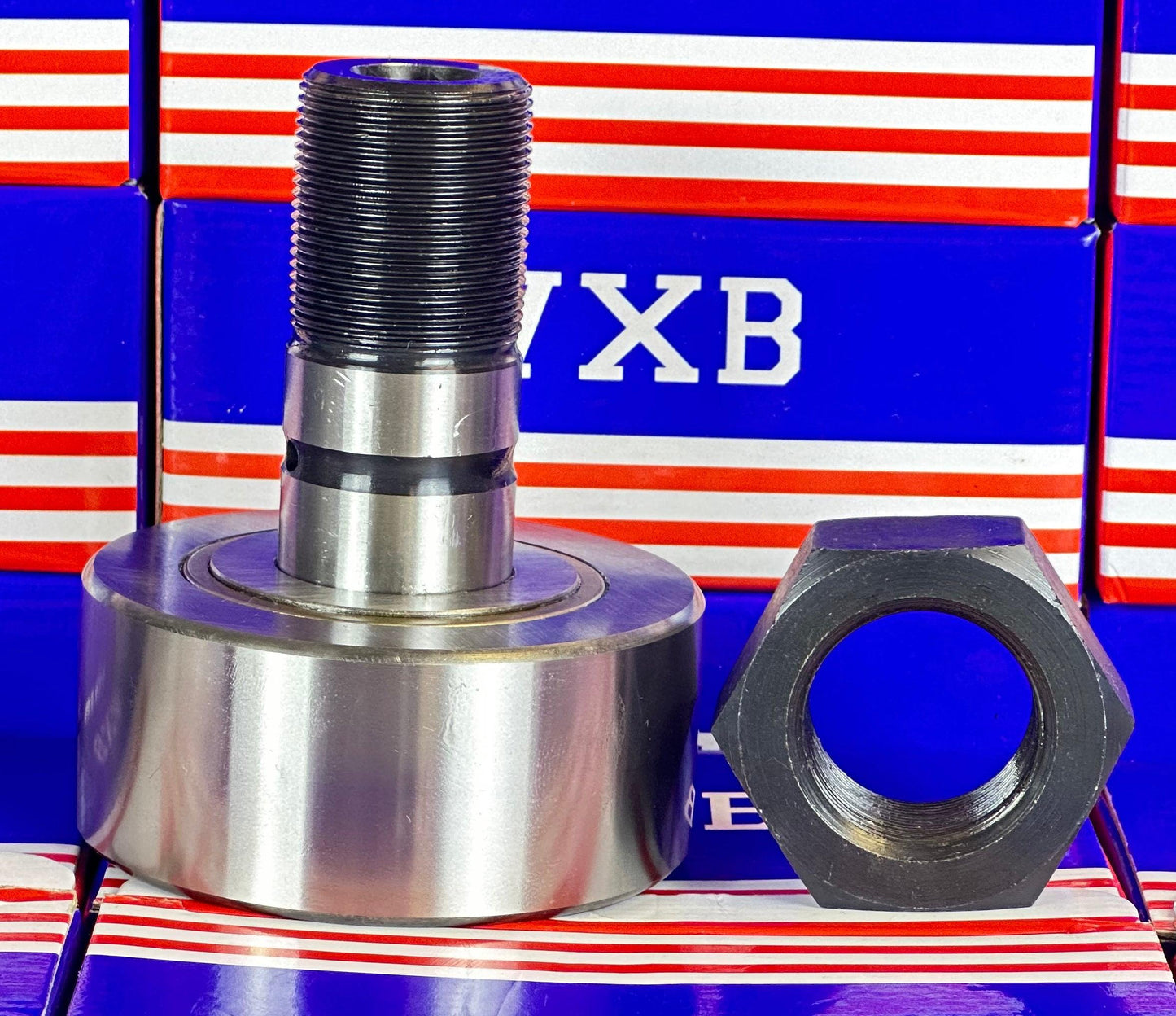 PWKRE80-2RS 80mm Cam Follower Stud Type Track Roller Bearing - fast shipping 🇺🇸