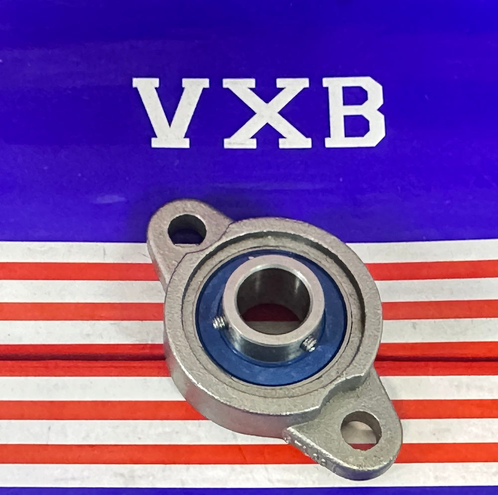 12mm Miniature Flanged Block Stainless Steel Mounted Bearing - fast shipping 🇺🇸