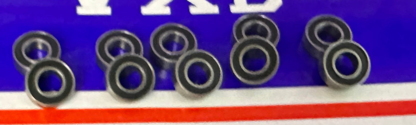 10-Pack Bearings SR166-2RS Stainless Steel 3/16" x 3/8" x 1/8" - fast shipping 🇺🇸